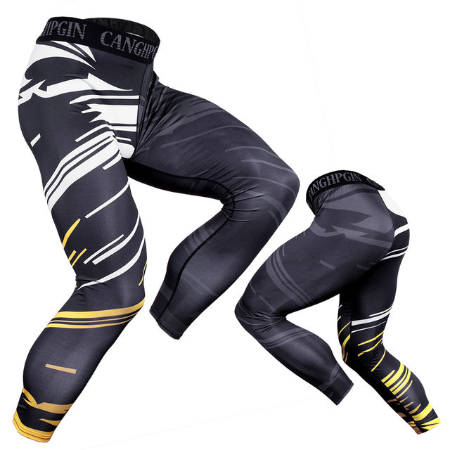 Compression Men Running Tights Tights Sport Gym Fitness Training Authentic Shape