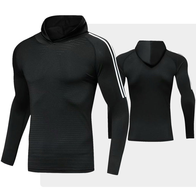 Men Long Sleeve T-Shirt Gym Fitness Compression Sports Authentic Shape